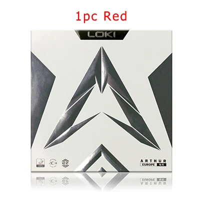 1pc Red LOKI Arthur евро Алмазная профессиональная углеродная губка для настольного тенниса резиновые нелипкие пипсы в пинг-понг резиновые ITTF одобренные - Цвет: 1pc Red