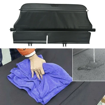 

For Jeep Cherokee Car Tail Trunk Retractable Security Shade Shield Rear Cargo Cover 2014 2015 2016 2017 2018 Black
