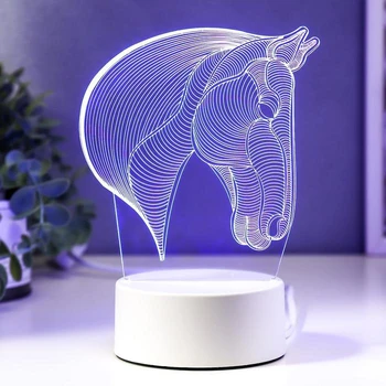 

Lamp "Horse" LED RGB from the network 4814587