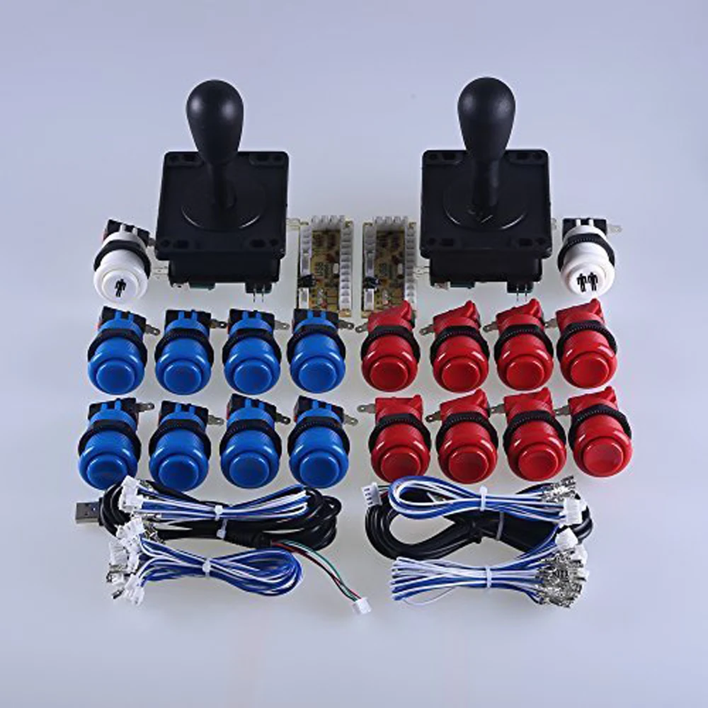 Аркадный джойстик DIY Kit Нулевая задержка аркадный DIY Kit USB энкодер для ПК аркадный испанский джойстик+ американские кнопки для аркадной игры Mame