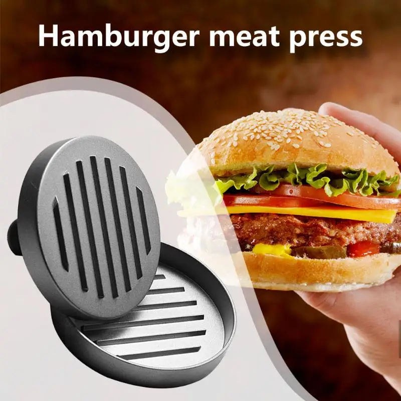 Прочный алюминиевый сплав круглый гамбургер прессование плесень безопасный практичный мясо говядины бургер кухня выпечки гриля инструменты