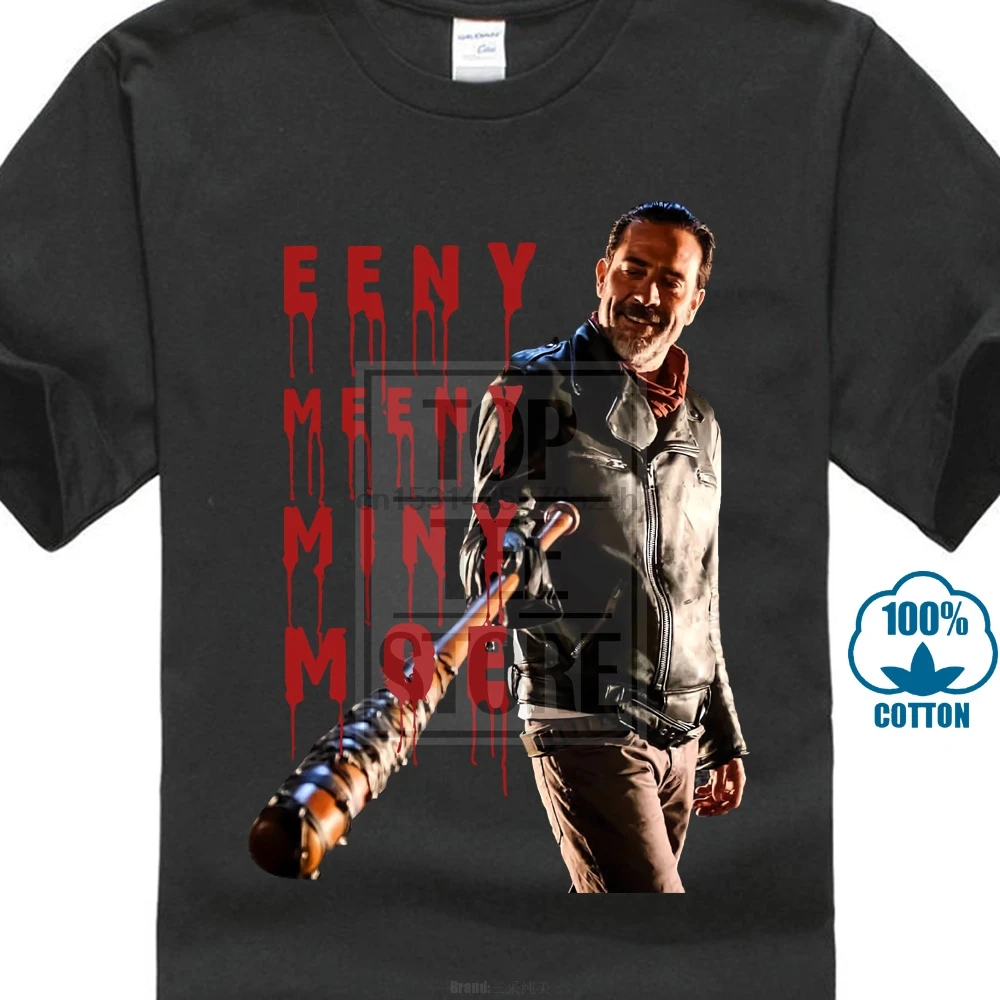 Ходячие мертвецы Negan эники беники Miny Mo футболка Размеры от S до Xxl 022425 | Мужская