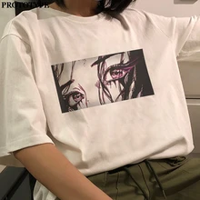Vintage gótico verano suave niña E niña traje estético estilo camiseta gráfico Harajuku camisetas moda Loser Lover mujer ropa