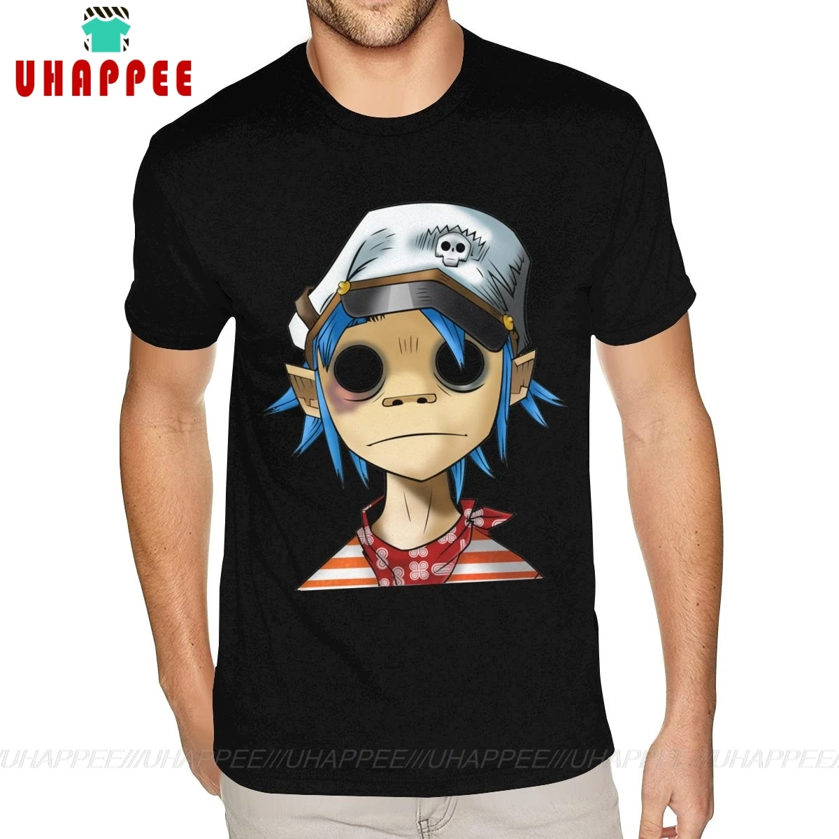 Short Sleeve Crew Neck Pre-Cotton Gorillaz Tee Shirts Personalisation Men S TeeShirt | Мужская одежда