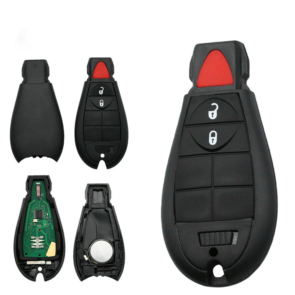 For Dodge Ram 1500 2500 3500 Remote Control Key 5-Button Car Key GQ4-53T With Chip ID46 433 Frequency Semi-Car 2013-