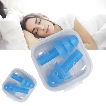 

Soft Silicone Ear Plugs Sound Insulation Ear Protection Earplugs Anti Noise Snoring Sleeping Plugs For Travel Noise Reduction