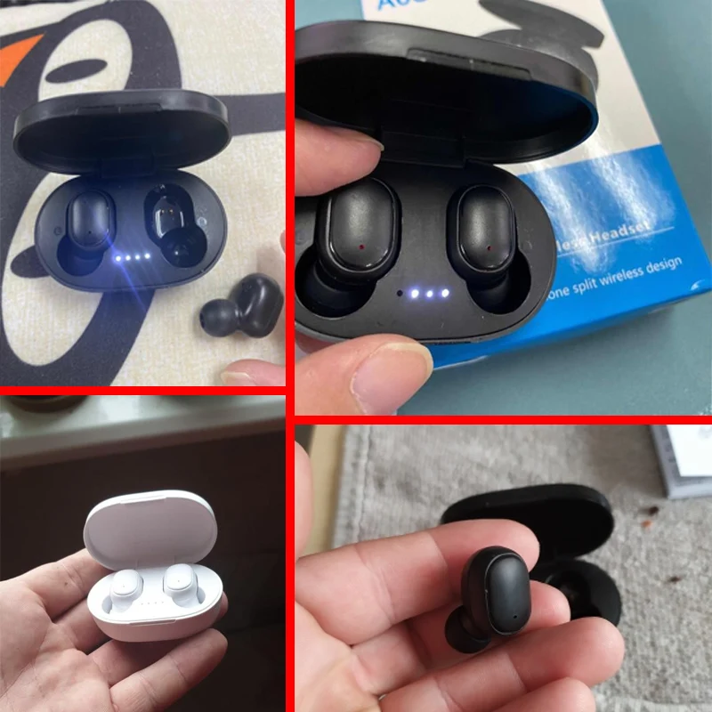 A6S 5 0 TWS Bluetooth гарнитуры для Xiaomi Airdots Беспроводные наушники с шумоподавлением