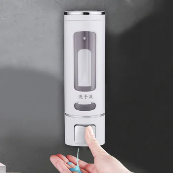 

1PC Soap Dispenser Convenient Creative Hand Press Manual Soap Dispenser Shampoo Holder for Bathroom