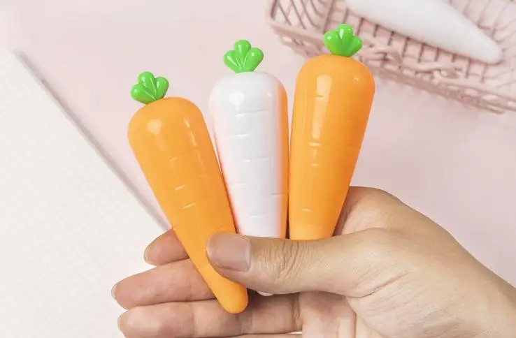1 шт. Kawaii растительный морковь пресс тип Практическая коррекция ленты дневник корректор канцелярские инструменты школьные офисные принадлежности