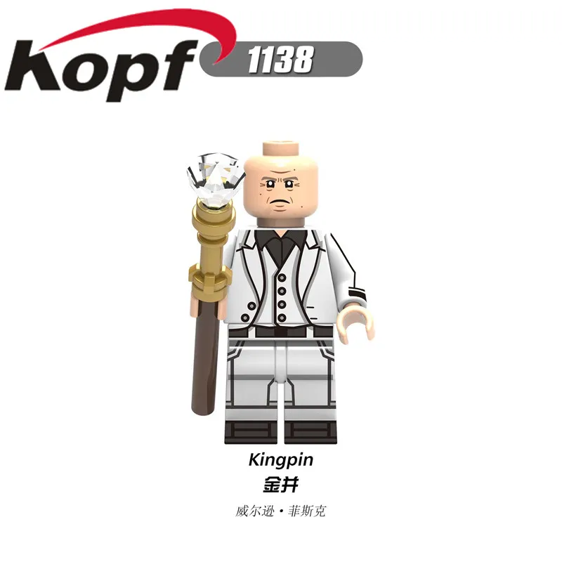 1138 50Pcs No Box 50 шт. строительные блоки Супергерои Капитан Пеппер Тони Старк Железный человек Стэн Тор корг фигурки обучающие игрушки для детей X0240 - Цвет: 1138 50Pcs No Box