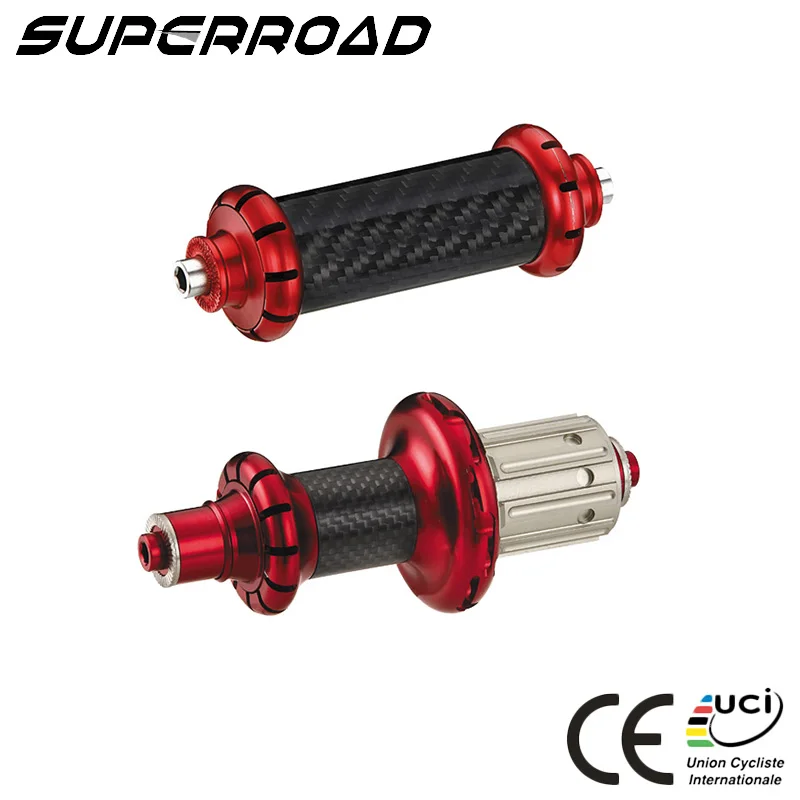 Lightweight Straight Pull Full Ceramic Bearing Carbon Bicycle Hubs 20