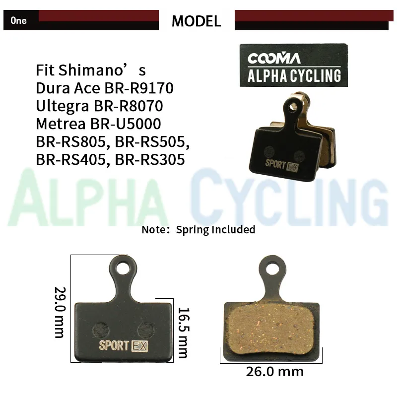 Велосипедные тормозные колодки для Shimano BR-R9170 Ultegra R8070, RS805, RS505, RS405, BR-RS305 и BR-U5000 дисковые тормоза, 4 пары