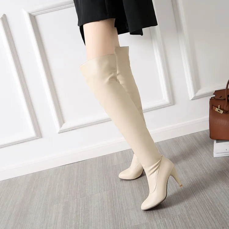 

Big Size 9 10 11-15 thigh high boots knee high boots over the knee boots women ladies boots shoes woman winter boots women