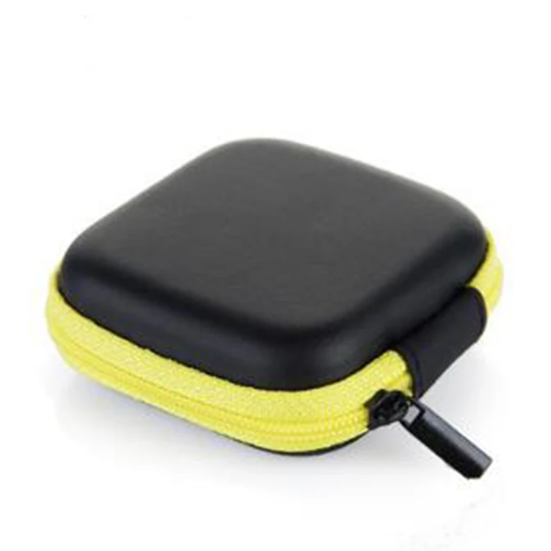yellow Прямоугольный кабель для передачи данных для мобильного телефона зарядное устройство Коробка для хранения на молнии Коробка органайзер для путешествий гаджеты коробка для ювелирных изделий Избегайте давления - Цвет: yellow