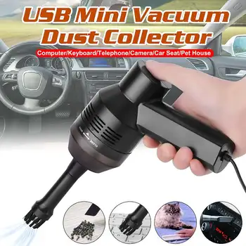 

Car Vacuum Cleaner Portable Handheld USB Vacuum Cleaner Dust Collector Cleaning Brush for Home Computer PC Keyboard Pet House
