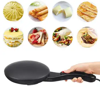 

900W Electric Crepe Maker Machine Household Non-Stick Crepe Maker Pan Frying Griddle Portable Kitchen Cooking Baking Tools Kits