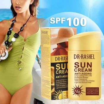 

80g SPF100 Refreshing Long-lasting Moisturizing Facial Isolation Multi-effect Sunscreen Skin Protective Cream QZ