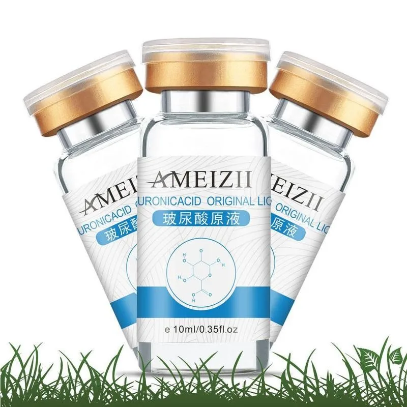 Suero facial de ácido hialurónico puro, esencia para acné, reductor de poro de la piel, reparación, blanqueamiento, antienvejecimiento, 10ml