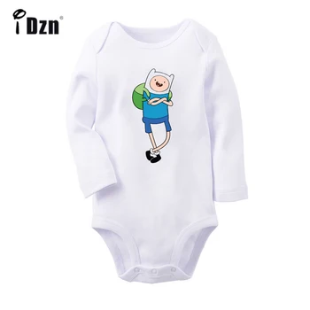 

ADVENTURE TIME FINN Jake Dog Ice King Flame Princess Newborn Baby Bodysuit Toddler Long Sleeve Onesies Jumpsuit Clothes Present