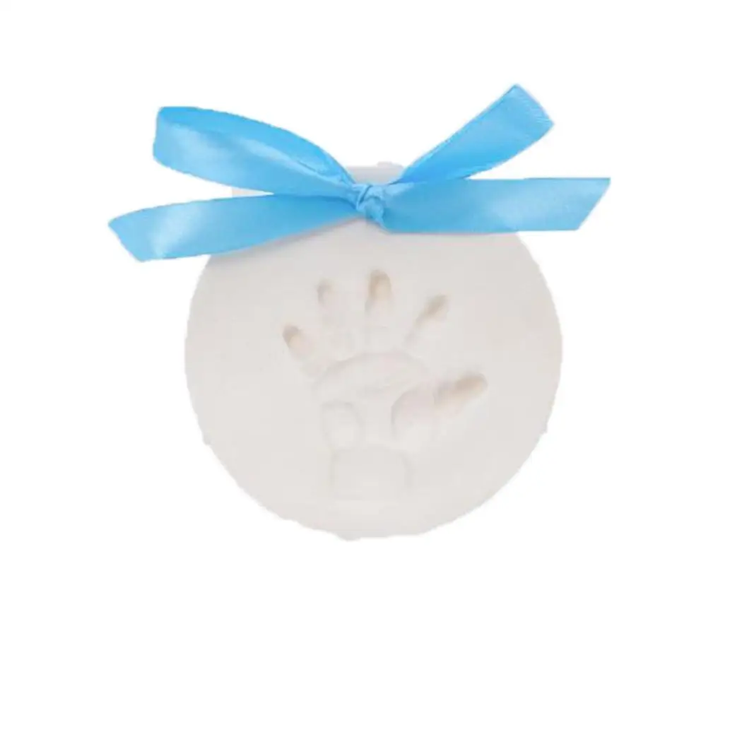 round shape Ребенок Handprint глина отпечаток Imprimt литье для ребенка инструмент день рождения DIY мягкая глина Декор - Цвет: round shape