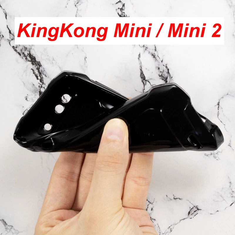 Чехол-накладка Cubot King Kong Mini 2 мягкий ТПУ матовый черный | Мобильные телефоны и