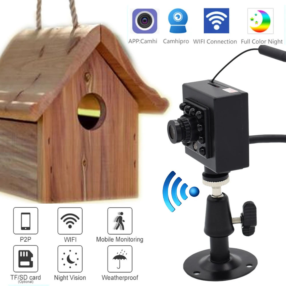 

Camhi HD P2P Mini IP Wifi Wireless Camera 1080P 2MP 8MP 4K 5MP 940NM IR Night Vision/Onvif/ Audio/Sd Card Slot/Phone Watch