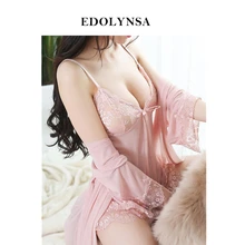 Набор халатов, ночная рубашка, ночная рубашка, кружевной халат, наборы, сексуальная ночная рубашка, Свадебный пеньюар, набор халатов для подружки невесты# L98