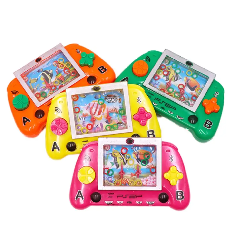 Cultiver enfant capacité de pensée jouets anneau d'eau lancer enfant Machine de jeu de poche Parent-enfant jeu interactif jouets couleur aléatoire