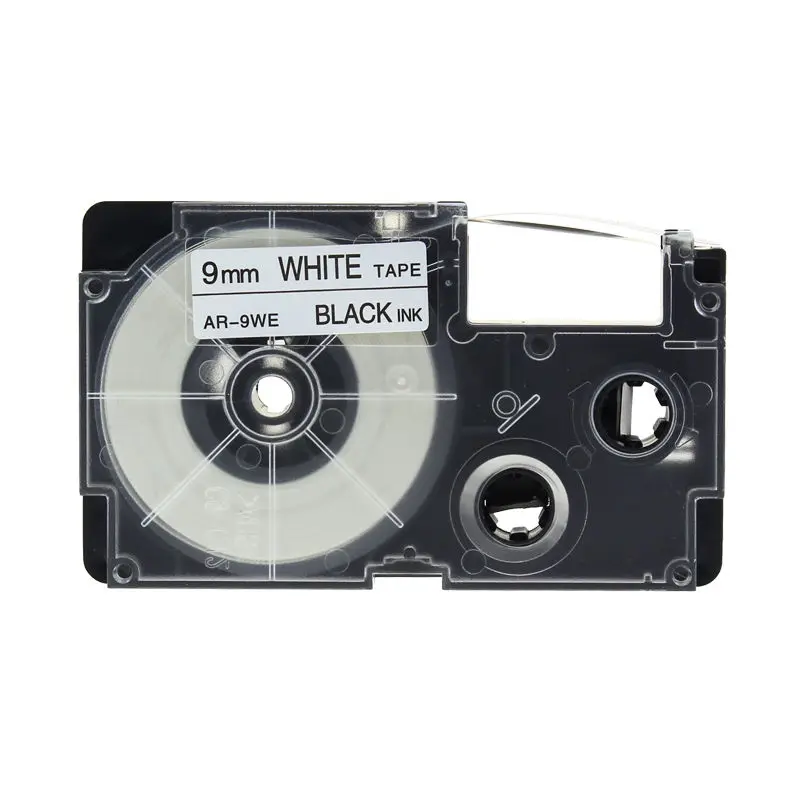 Новый комплект из 2 предметов черный на белом 9 мм лента для маркировки XR-9WE XR-9WE1