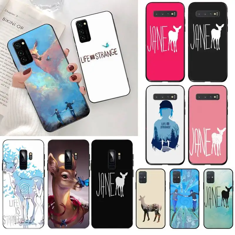 HPCHCJHM Life Is Strange Jane Doe Teal DIY Luxury Phone Case for Samsung S20 plus Ultra S6 S7 edge S8 S9 S10 5G lite 2020 | Мобильные