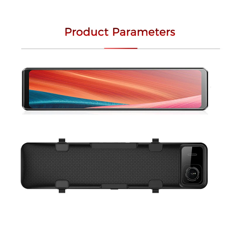 OBDPEAK H6 12 자동차 DVR 4K 3840*2160P 대시 캠 와이파이 GPS 415 백미러, 1080P 자동차 카메라 비디오 레코더 공원 모니터