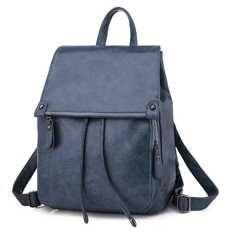 Рюкзаки для женщин, школьный рюкзак для девочек-подростков, роскошный известный бренд, дизайнерская женская сумка из искусственной кожи на плече, дорожная сумка - Цвет: XPSW187 Blue