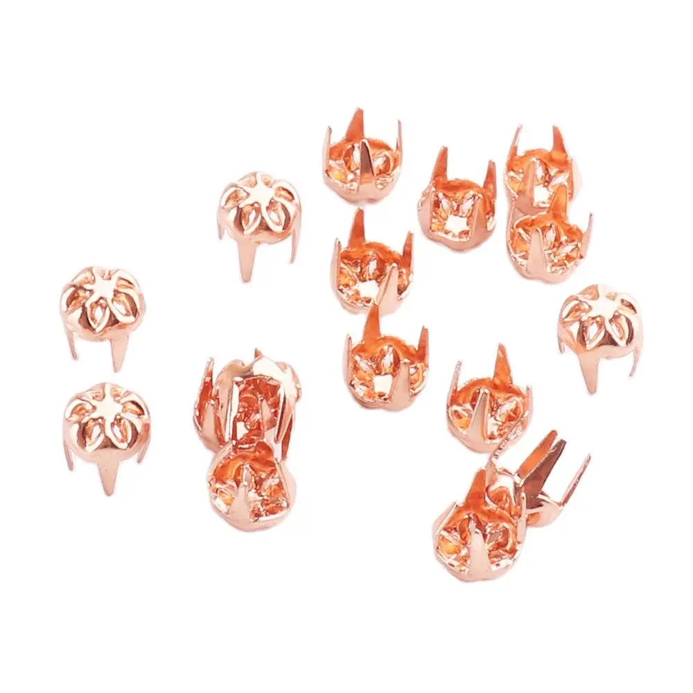 Round Claw studs 5mm Garment rivets for bag hat leather shoe jeans chocker decoration diy craft Sewing accessory Handmade | Дом и сад