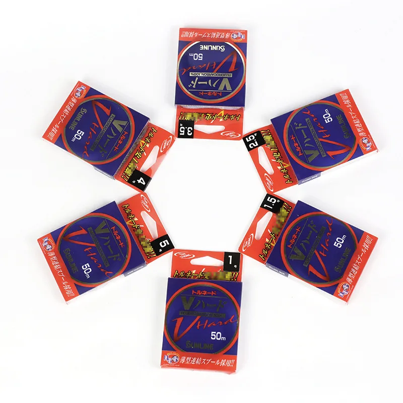 Sunline mulberry v-твердая 50 м углеродная проволока, леска, рыболовные принадлежности, Япония, импортируется