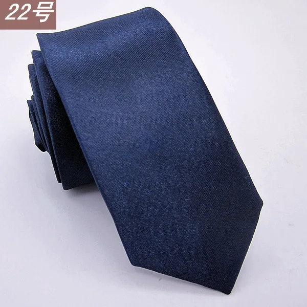 Narrow Casual Arrow Skinny Red Necktie Slim Black Tie for Men 5cm Man Accessories Simplicity for Party Formal Ties Fashion - Color: Navy