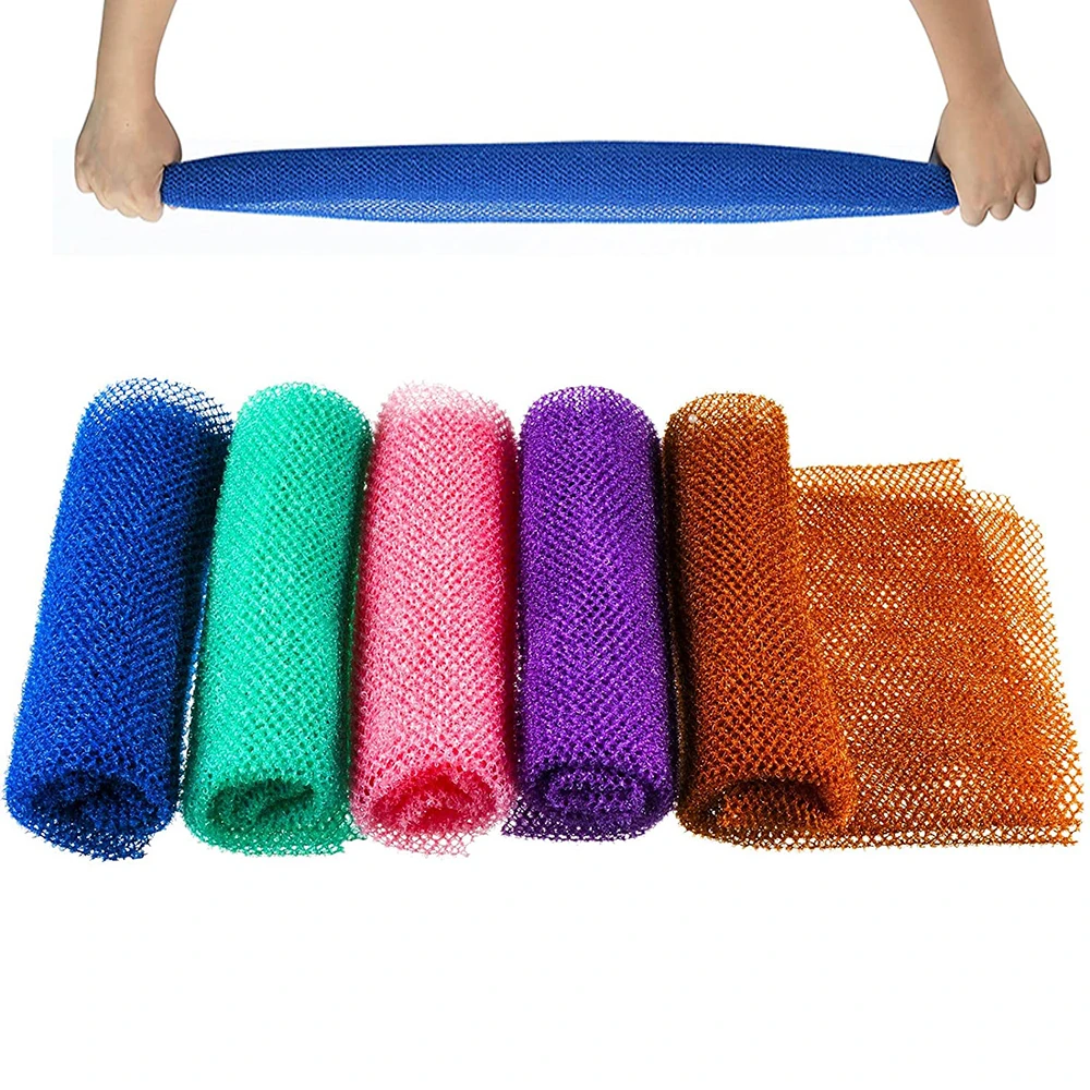 African Net Bath Sponge, 30x80cm African Net Long Bath Net Sponge Exfoliating Shower Body