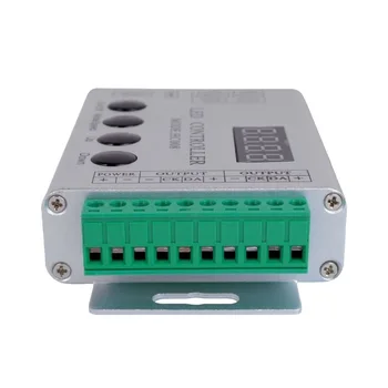 

DC5~24V project controller HC008 programmable rgb led pixel controller,RF control 2048 pixels,133 effect modes ws2811 controller