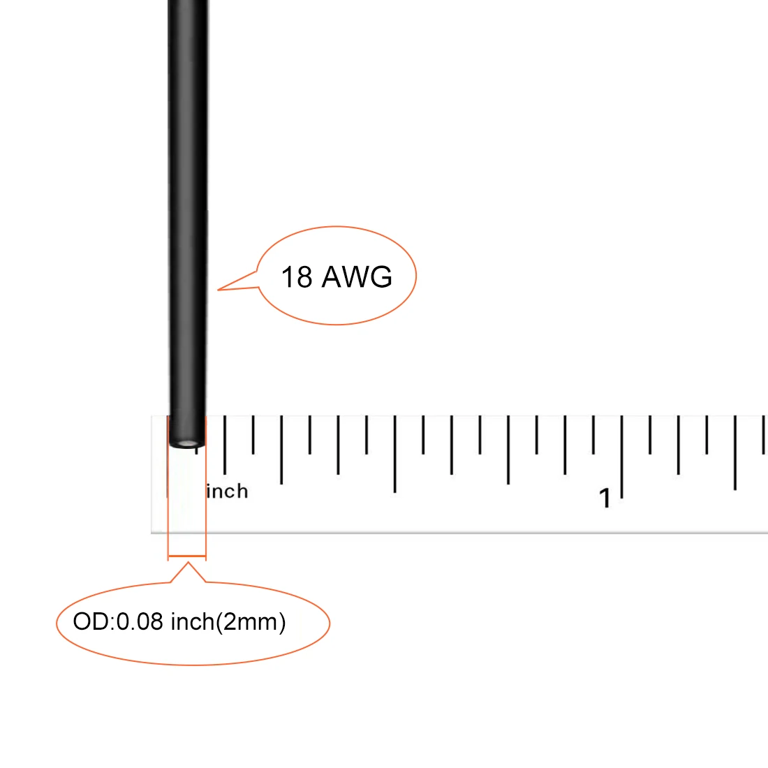 Uxcell ПВХ Электрический провод 18 AWG Луженая Медь многожильный Hook-up провод 29,5 футов черный