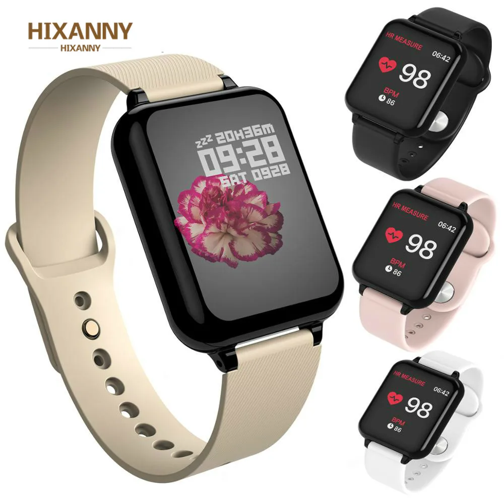 

B57 fitness tracker smart watch Waterproof Sport For IOS Android phone Smartwatch Heart Rate Monitor Blood Pressure Functions