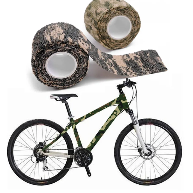 Camouflage Bicycle Protective Sticker Waterproof Anti Scratch Tape Mountain Bike Frame Protector