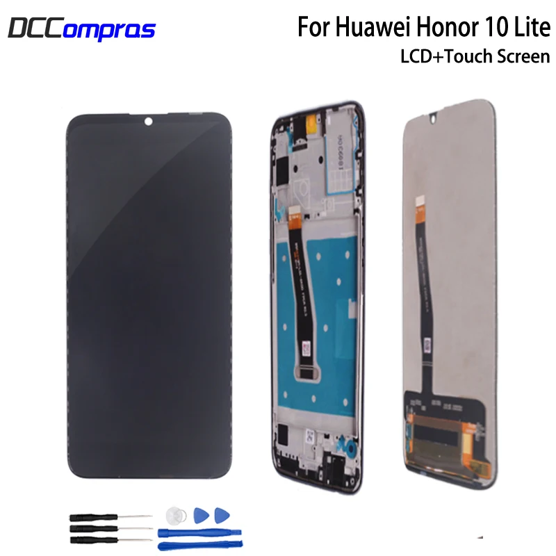 

For Huawei honor 10 Lite LCD Display With Frame HRY-LX2 HRY-LX1 HRY-AL00 Touch Screen Digitizer For Honor10 Lite LCD Display