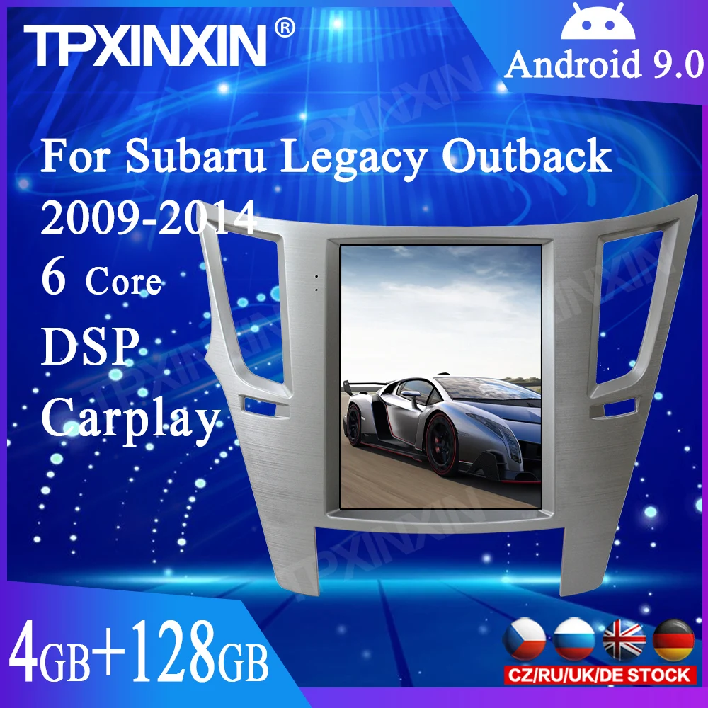 128G Android 9 0 для Subaru Legacy 2009-2014 Автомобильный GPS-навигатор стерео головное устройство