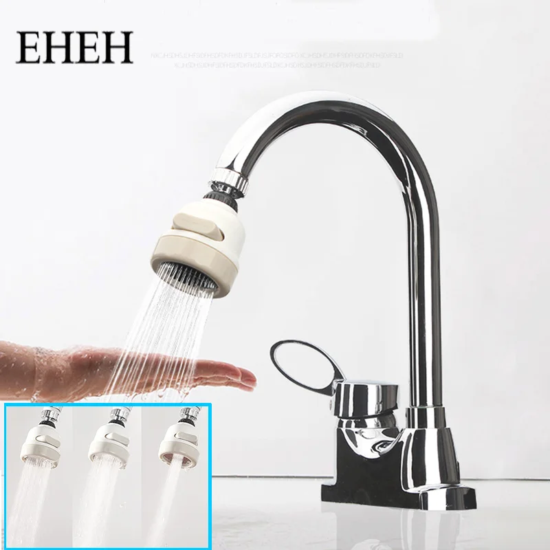 

EHEH 3 Modes Faucet Aerator Water Saving 360 Degree Rotable Filter Silent Splash Prevention Kitchen Bathroom Accessories