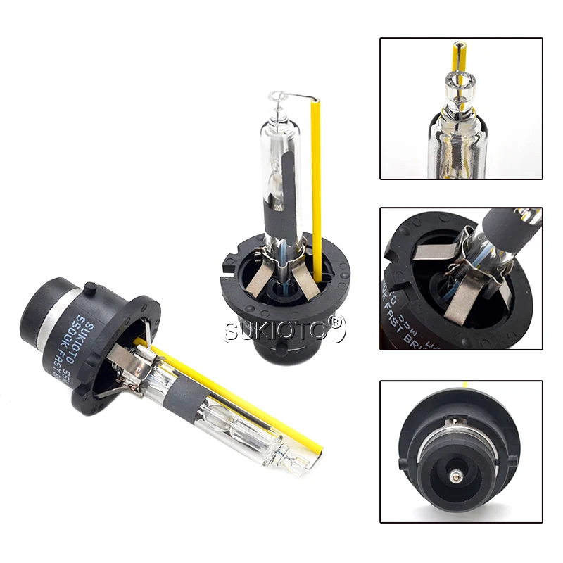 SUKIOTO 55W D2S Xenon HID Ballast Kit Super Bright 5500K D2S D2R D4S D4R Xenon Lamp Bulb OEM 85967-51050 Car Headlight Ballast (7)