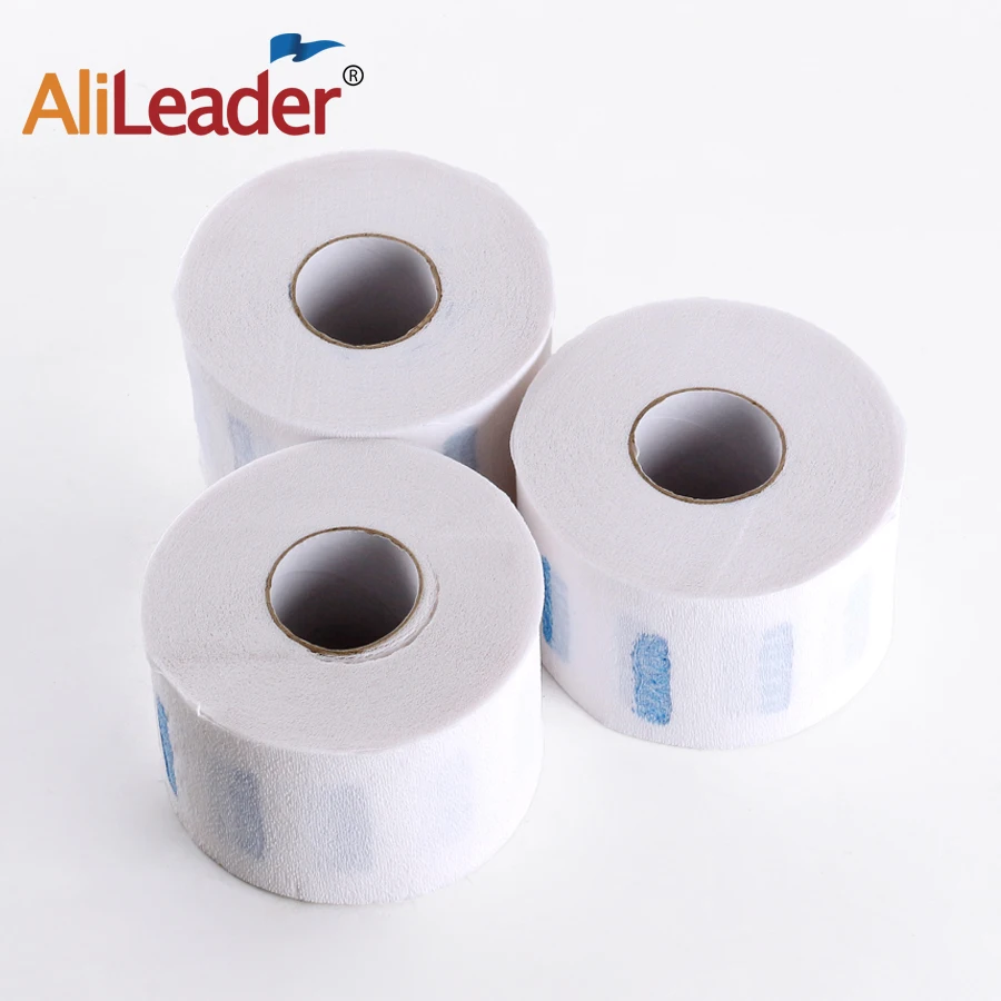 Alileader 1Pcs Disposable Hairdressing Collar Neck Ruffle Roll Paper Necks Covering Pro Stretchy Hair Cutting Salon 2