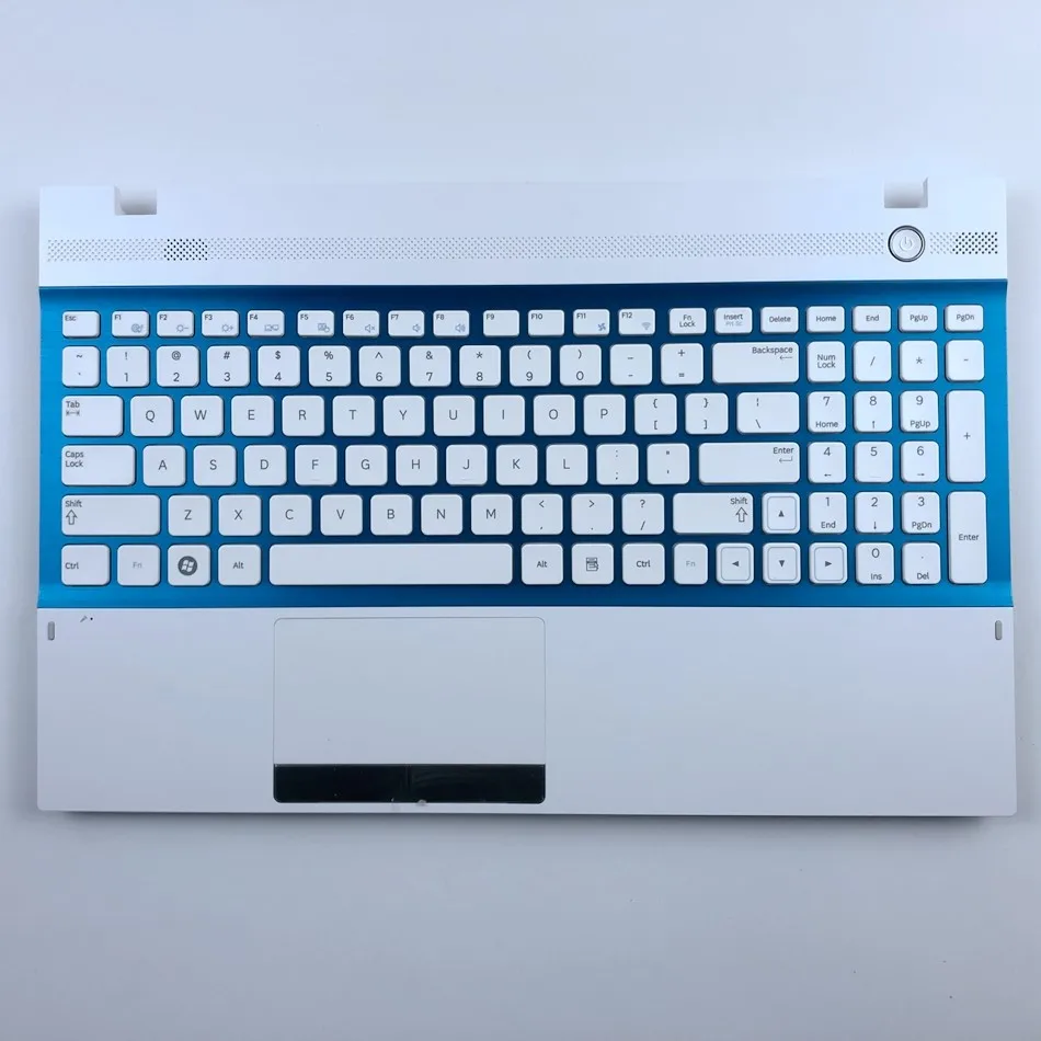 Клавиатура с тачпадом США для ноутбуков Samsung NP300V5A NP305V5A 305V5A 300V5A черно-белая