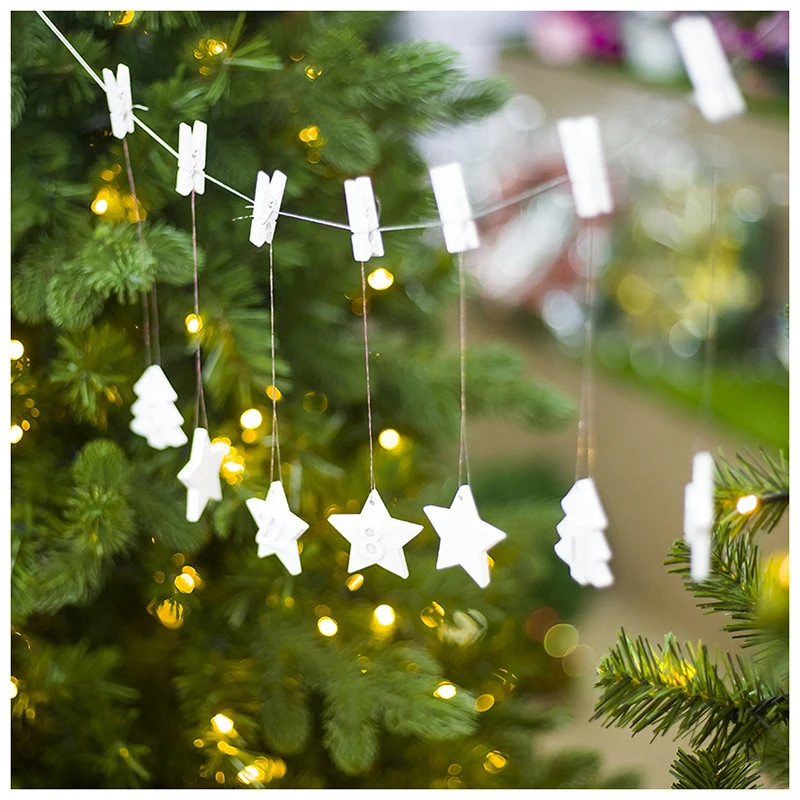 24 шт. DIY кулон Рождественский календарь подвесная карточка деревянный Адвент