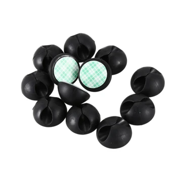 

12 pcs Wire Cord Clips Ties USB Charger Line Organizer Holder Fixer