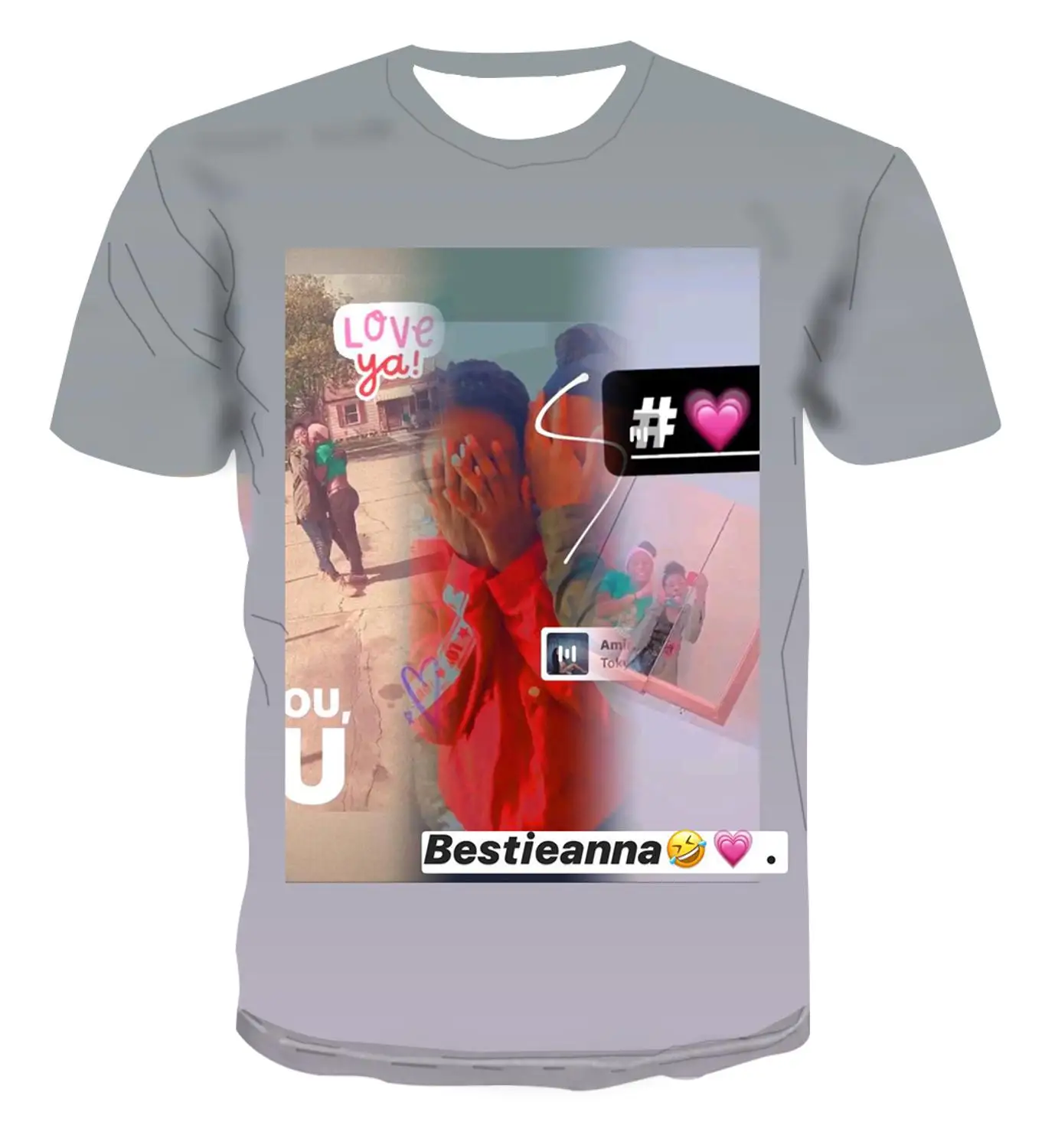 

2020 Fashion New Men's 3D T shirt 3D Print Design Short sleeve Outdoor Casual Creative T shirt Round Neck Summer Men's T shirt