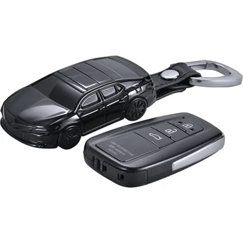 

Car Model Shape Key Case Key Cover For Toyota Camry Corolla C-HR CHR Prado RAV4 Prius 2018 2019 2020 2/3/4 Buttons